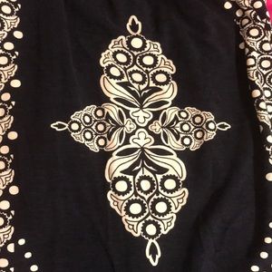 Blue & White Cross Dress with Pockets